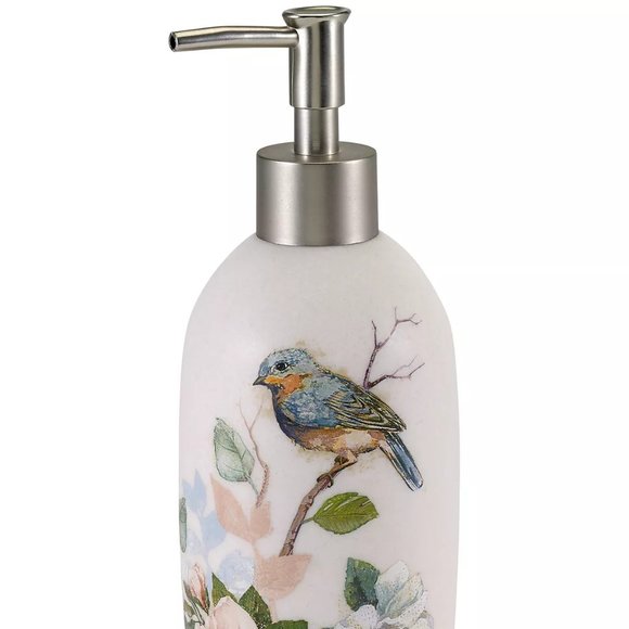 AVANTI Love Nest Lotion Pump Dispenser Beautiful Bird - Picture 1 of 8